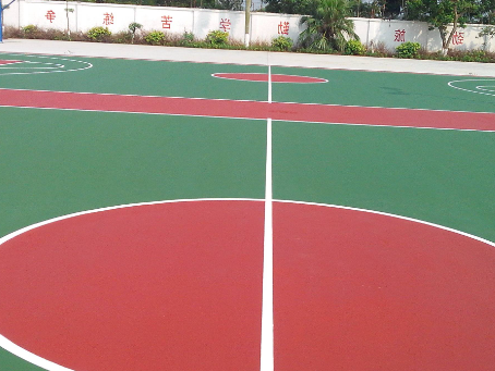 溪湖 小区篮球场翻新施工整改及各类球场地面